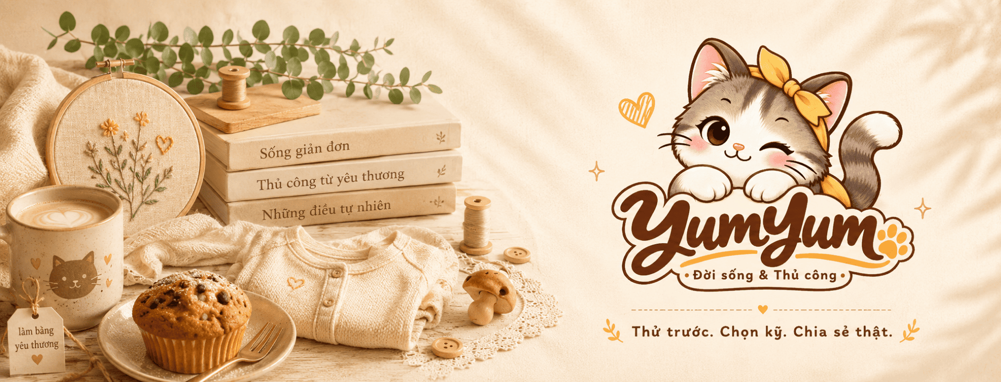 YumYum — Life & Handmade Banner